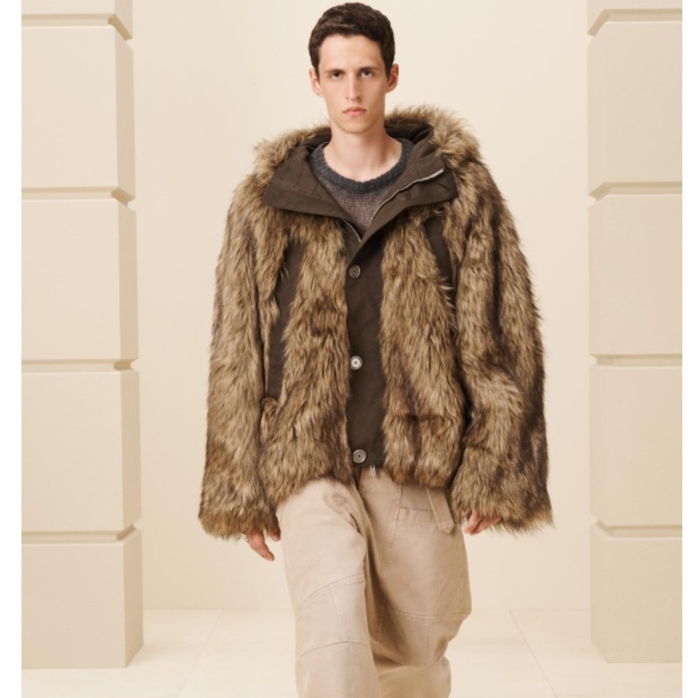 Zara Brown Teddy Jacket Luxurious Shaggy Texture